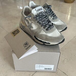Golden Goose Running Sole Suede/ Nylon/ Glitter - Size 6 - Great condition